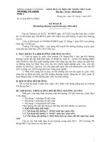 KẾ HOẠCH BDTX NĂM 2013 - 2014