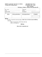 KIEM TRA HKII 100 Tu luan -ma tran