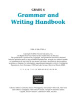 grammar and writing handbook grade 6