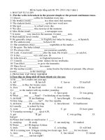 Đề bôn luyện thi TN 12 ( hệ 3 năm )-2013