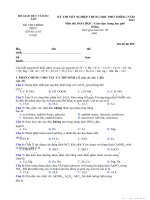 DE THI TNTHPT MON HOA 2011-2012