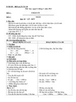 giáo án tuần 30 gui phuong