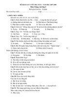 tron bộ đề thi CHKII có đáp án