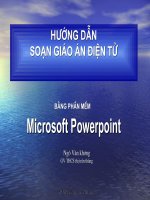 Cách soạn giáo án điện tử hót