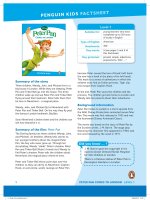 peter pan factsheet