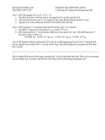 đề kt 1 tiết hóa 10