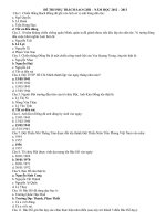 Đề thi Phụ trách sao