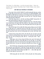 NÉT MỚI CỦA TRƯỜNG TIỂU HỌC YÊN BÌNH - QUANG BÌNH - HÀ GIANG