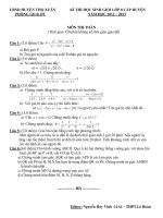 ĐỀ THI HSG TOÁN 8 - THỌ XUÂN - THANH HÓA