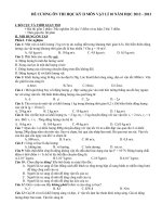 Đề Cuơng Thi Học Kỳ 2 Vật Lý 10