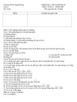 KT 1 tiết chương II hình học 6