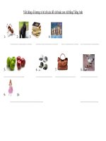 Bài tập TA bổ sung lớp 3