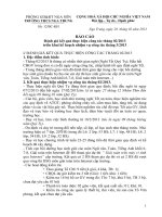 Sơ kết tháng 2; kế hoạch tháng 3-2013