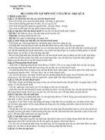 đề cương ôn tập HKII môn ngữ văn khối 10