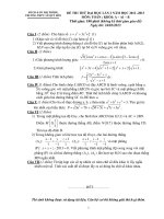 ĐỀ THI THỬ ĐH KA LÊ QUÝ ĐÔN MÔN TOÁN 2013