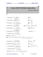 bài tập tích phân hay (2)