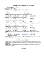 ôn tâp tin 6 học kì 2 năn học 2012_2013