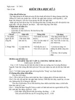 đề kiểm tra học kì 2 văn 12 theo ma trận