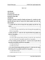 Giải pháp nâng cao hiệu quả kinh tế  Xã hội của việc chuyển đổi mục đích sử dụng đất nông nghiệp sang đất khu công nghiệp tại thành phố Hà Nội