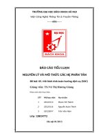 BÁO CÁO TIỂU LUẬN NGUYÊN LÝ VÀ MÔ THỨC CÁC HỆ PHÂN TÁN Mô hình tính toán hướng dịch vụ