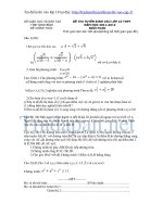 Đề tuyển sinh vào lớp 10 tỉnh Ninh Bình