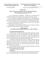 Báo cáo trường chuẩn HPĐ