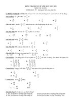 học kỳ 2 toán 6 hay av