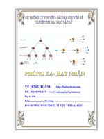 CẤU TRÚC TÀI LIỆU CHUYÊN ĐỀ 9 PHÓNG XẠ HẠT NHÂN