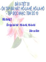 Bài 8 tiết 30