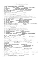 Dề ôn luyện thi TN 12( hệ 3 năm)-2013