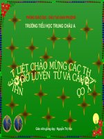 Luyện từ vàcâu-lớp 4