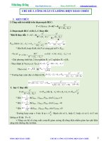 CHỦ ĐỀ 3 CÔNG SUẤT CỦA DÒNG ĐIỆN XOAY CHIỀU