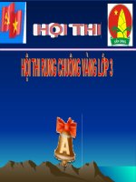 Hội thi rung chuông vàng khối 3