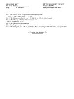 đề thi chọn học sinh khối 8