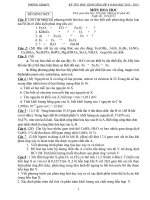 Đề thi HSG Hóa 8 cấp huyện 12-13