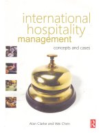 international hospitality management