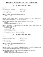 DE CƯƠNG ÔN TẬP HK2 LOP 8