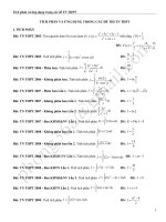 tich phan trong cac de thi tot nghiep