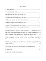 chiến lược xây dựng nền kinh tế tri thức ở việt nam trong quá trình công nghiệp hóa hiện nay