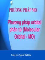 Liên kết hóa học-Thuyết MO