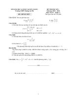 Đề thi học kỳ 2 năm 2012-2013