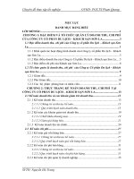 Hoàn thiện kế toán doanh thu, chi phí và kết quả kinh doanh tại Công ty Cổ phần Du lịch – Khách sạn Sơn La