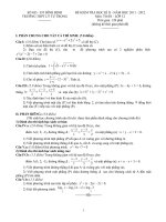 Đề tham khảo Số 1_Lớp 12_Kì 2