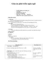 giáo án phát triển ngôn ngữ