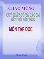 Tập đọc Bài Công việc đầu tiên