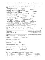 DE THI TIENG ANH 6 HOC KY 2 100% TRAC NGHIEM