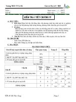 ĐỀ KIỂM TRA DAI SO CHƯƠNG IV TOÁN 8