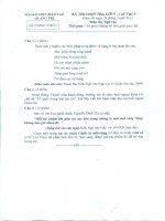 Đề thi HSG Cấp Tỉnh môn Sinh 9 2012-2013