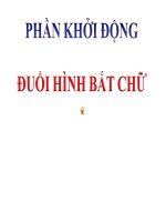 trò chơi đuổi hình bắt chữ
