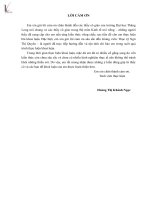 hính sách cổ tức của các công ty niêm yết trên sở giao dịch chứng khoán thành phố hồ chí minh khóa